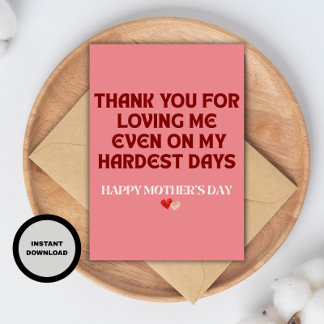 Carte drôle pour la fête des mères, Cadeau fait-m