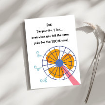 Carte drôle pour la fête des pères ou un anniversa