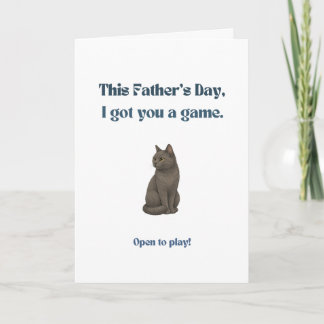 Carte drôle pour la fête des pères pour les papas