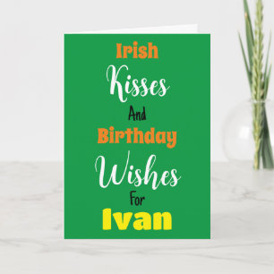 Carte Drôle pour lui Saint Patrick's Day Anniversaire