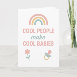 Carte drôle pour une baby shower Carte sarcastiq