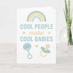 Carte drôle pour une baby shower   Carte sarcastiq