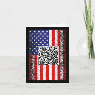 Carte Drôle président Qr Trump Code Danse