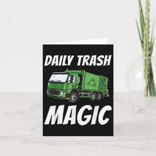 Carte Drôle Quotidien Trash Magique Citation Costume pou
