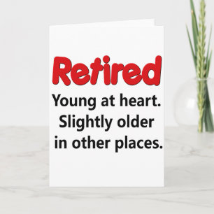 Carte Drôle retraite dit