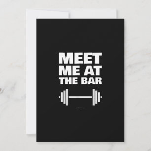Carte Drôle Salle De Fitness Ts Me Retrouvez Au Bar Gym