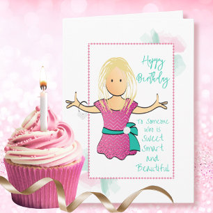 Carte Drôle Snarky Humoristique Femme Caricature Anniver