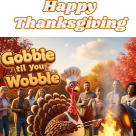 Carte Drôle Thanksgiving Parti turc
