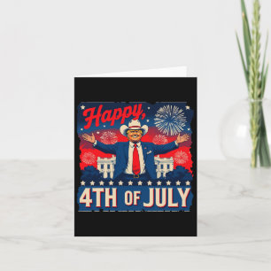 Carte Drôle Trump 4 juillet heureux
