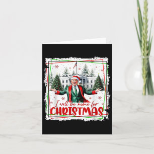 Carte Drôle Trump Daddys à la maison Noël de nouveau 202