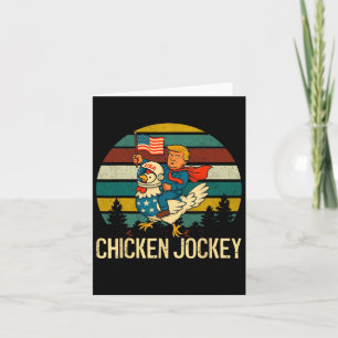 Carte Drôle Trump de Dicken Jockey