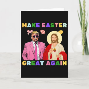 Carte Drôle Trump Jésus-Christ Faire Pâques Grande Encor
