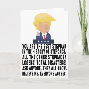 Carte Drôle Trump Stepdad