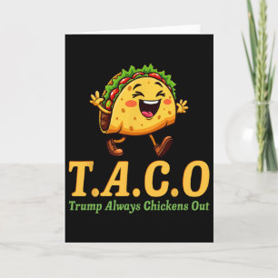 Carte Drôle Trump Taco Trump Toujours Abandonne _20