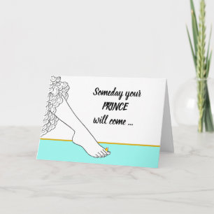 Carte Drôle Un Jour Ton Prince Viendra Candy Corn