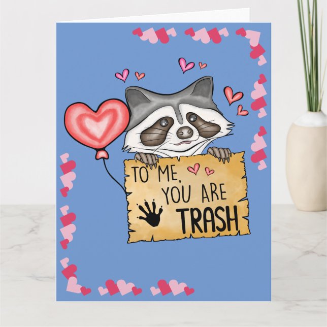 Carte Drôle Valentine's Day Folded Greeting Card (Devant)
