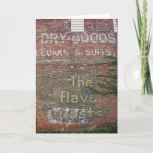 Carte Dry Goods Flavor Bursts Ghost Signs et Graffiti