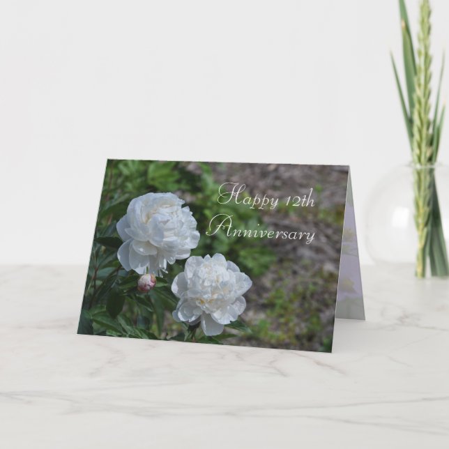 Carte du 12e anniversaire (Devant)