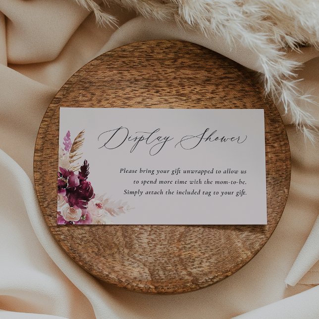 Carte du boîtier de douche d'affichage Bonjour Béb (Créateur téléchargé)