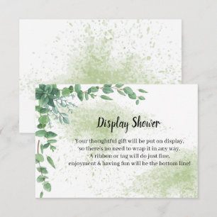 Carte du boîtier de la Fête des mariées Eucalyptus