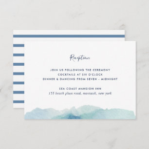 Carte du boîtier de réception de mariage