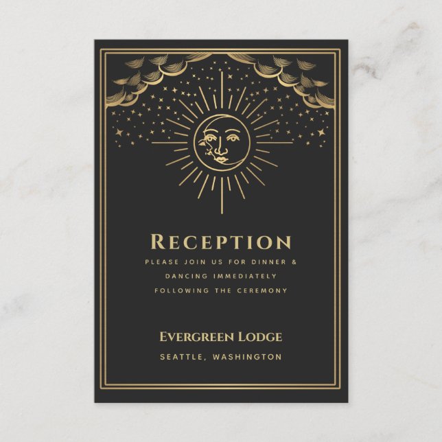 Carte du boîtier de réception Gold Sun and Moon Ta (Devant)