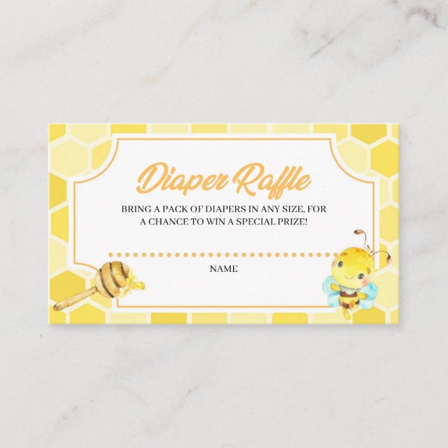 Carte du boîtier du Baby shower de la couche d'abe (Devant)