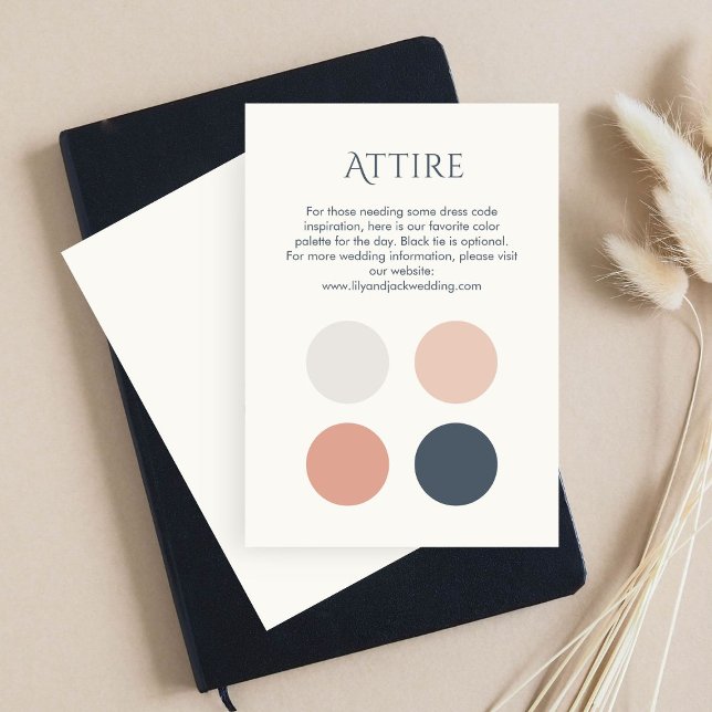 Carte du boîtier du code vestimentaire du Mariage  (Créateur téléchargé)