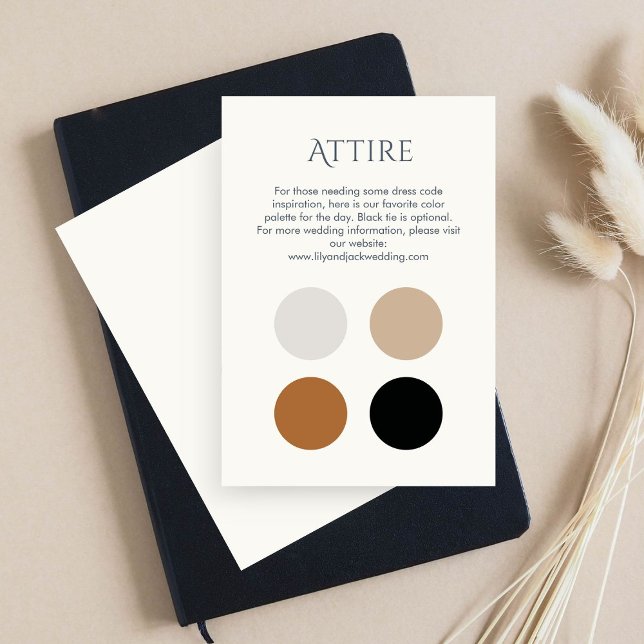 Carte du boîtier du code vestimentaire du Mariage  (Créateur téléchargé)