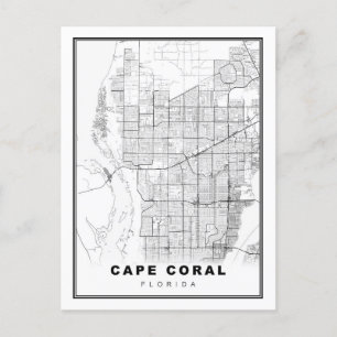 Carte du Cap Coral