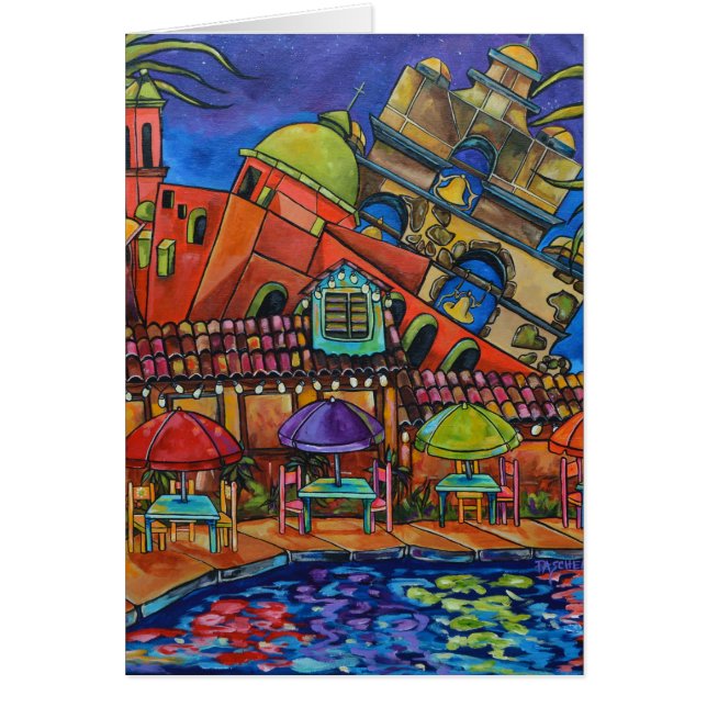 carte du centre de San Antonio (Devant)