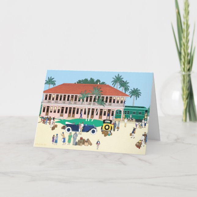 Carte du chemin de fer historique de Boca Grande (Devant)