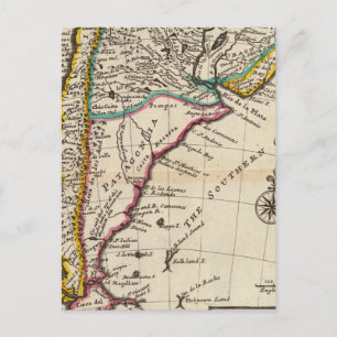 Carte du Chili, Patagonie, La Plata