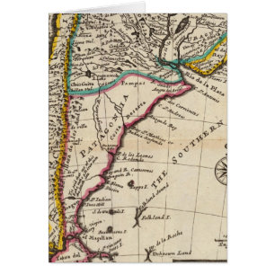 Carte du Chili, Patagonie, La Plata