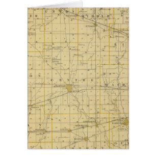 Carte du comté de Hendricks