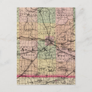 Carte du comté de Jackson, Michigan