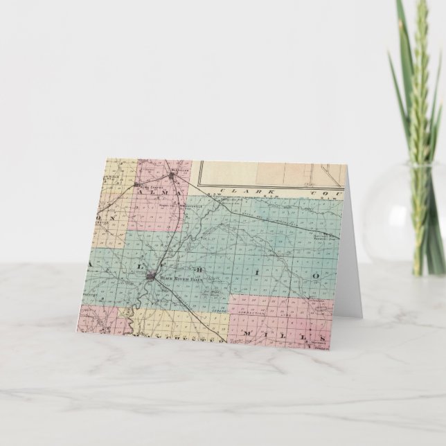 Carte du comté de Jackson, Plat of Friendship (Devant)