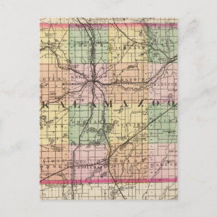 Carte du comté de Kalamazoo, Michigan