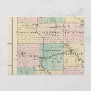 Carte du comté de Marquette et Westfield