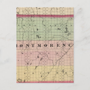 Carte du comté de Montmorency, Michigan