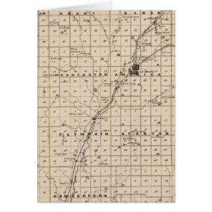 Carte du comté de Plymouth