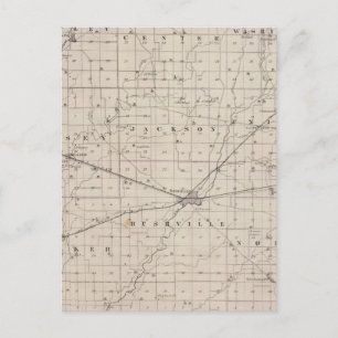 Carte du comté de Rush