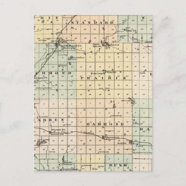 Carte du comté de St Croix (Devant)
