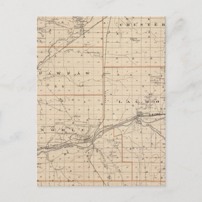 Carte du comté de Wabash (Devant)