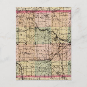 Carte du comté de Washtenaw, Michigan