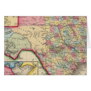 Carte Du Comté Du Texas