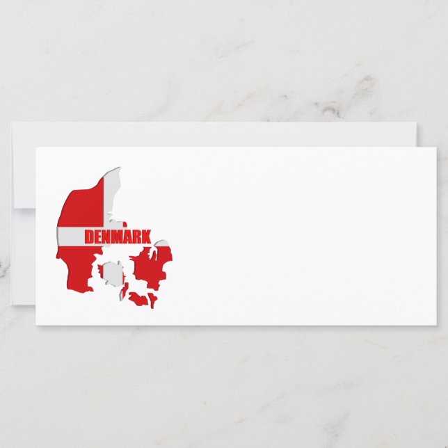 Carte du Danemark (Devant)