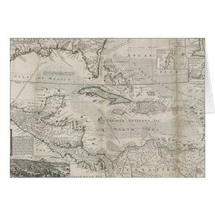 Carte du   des Caraïbes 1715