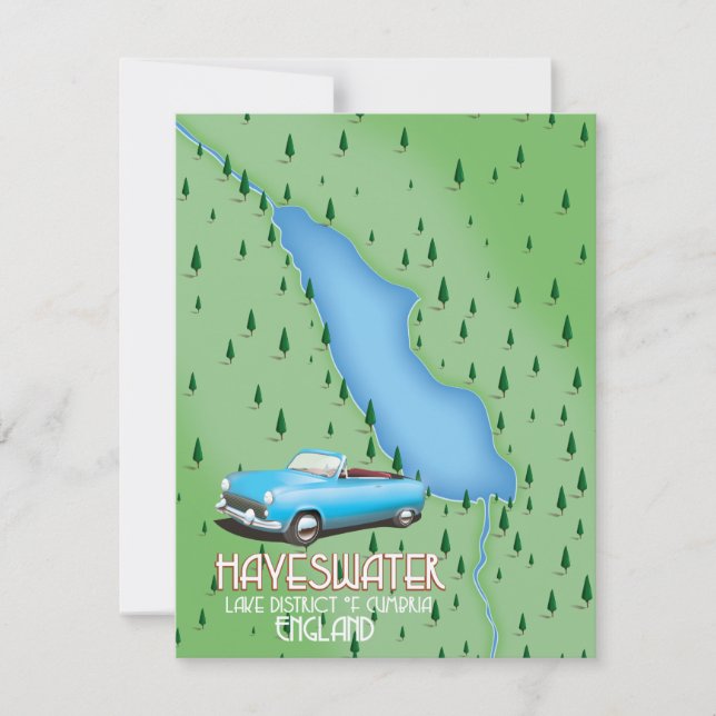 Carte du district de Hayeswater Lake (Devant)