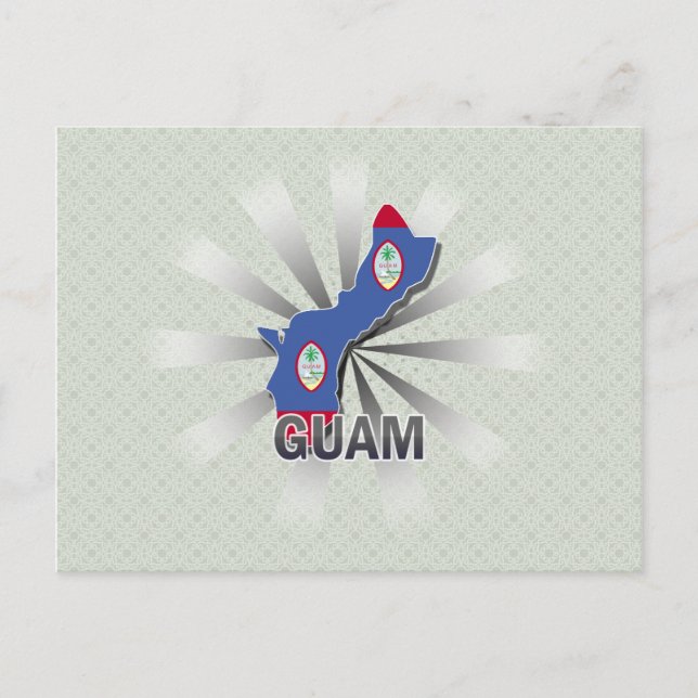Carte du drapeau de Guam 2.0 (Devant)